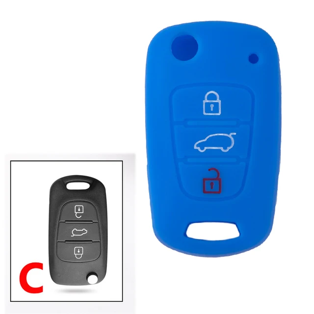 Зеленый Чехол для ключей автомобиля для Kia K2 K3 K5 Rio 2 3 Ceed Sportage Sorento Cerato Picanto Optima Soul Carens для hyundai I10 I20 I30 IX35 - Название цвета: Зеленый
