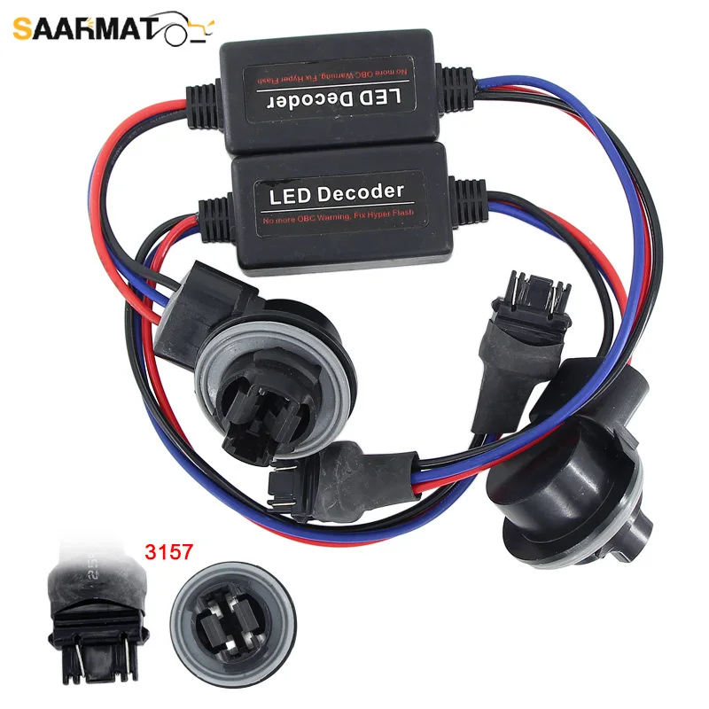 Резистор Caubus 1156 P21W PY21W T20 7440 7443 T25 3156 3157 1157 BAY15D P21/5W светодиодные фонари без ошибок без мерцания декодер