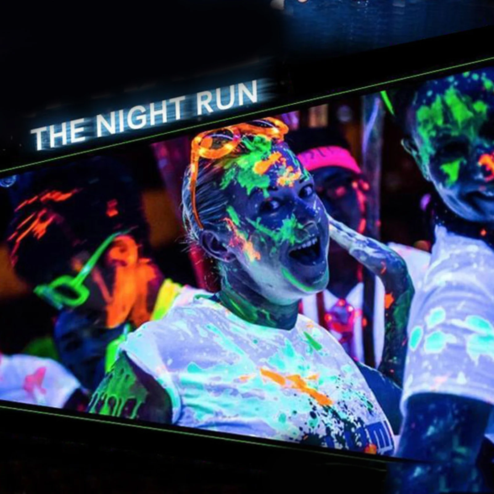 Неоновая краска для тела Краски светящиеся жидких Хэллоуин вечерние Клубные