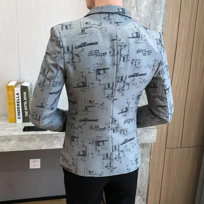 Облегающий Блейзер разных цветов Мужской 2020 брендовый мужской блейзер с