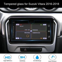 for suzuki vitara 2016 2018 car styling navigation tempered glass screen protector steel portective auto accessories