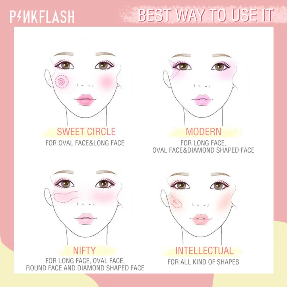 

Single Color Blush Makeup Palette Profession Face Blush Concealer Powder Natural Blush Cream Lasting Cheek Tint Red Rouge Makeup
