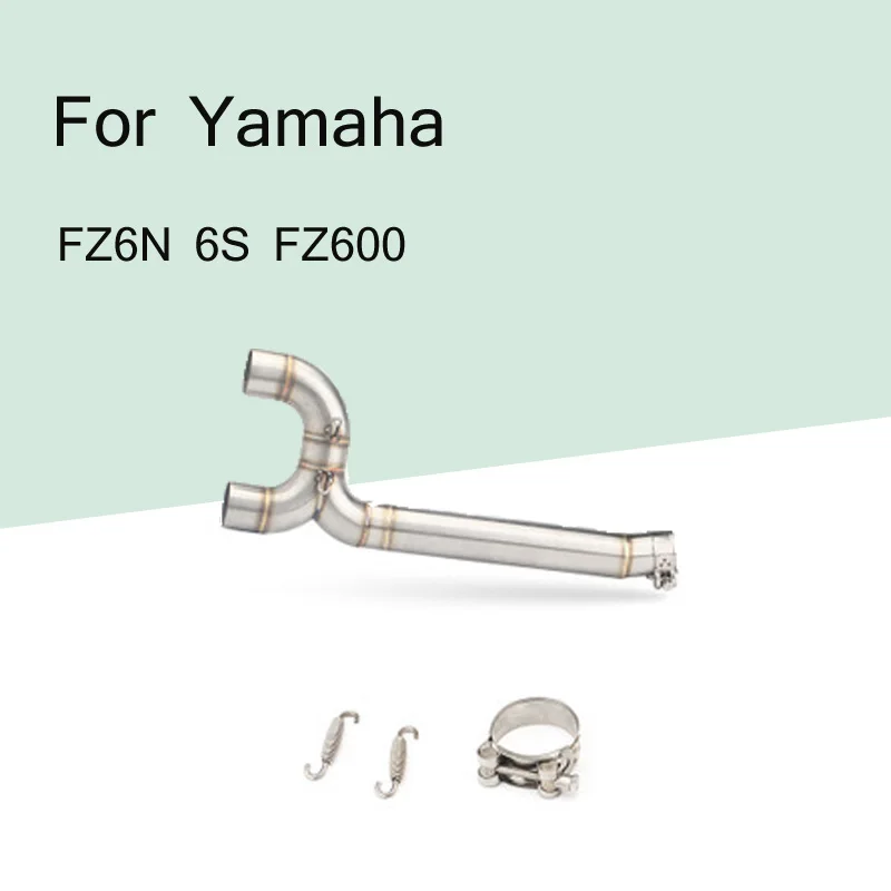 

Для мотоцикла Yamaha FZ6N 6S FZ600 модификация средняя секция Скорпион жареный улица углеродное волокно выхлопная труба общего назначения