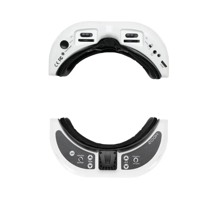 

1PCS FatShark Dominator HDO2 Goggles Video Glasses 720P 1280x960 OLED Display 46 Degree Field 2S-3S 7-13V View 4:3/16:9 for FPV