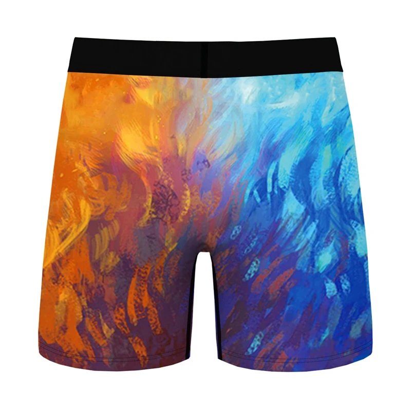 

3D Digital Printing Men's Sterile Underwear Soft and Breathable Boxer Briefs