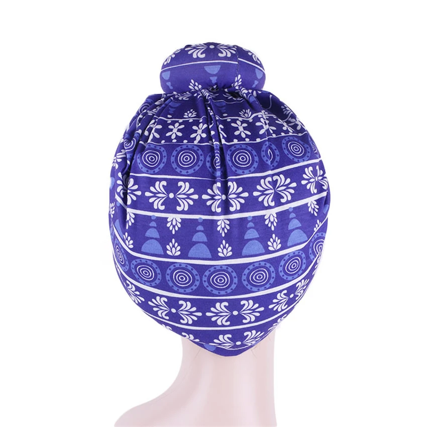 Хлопковая повязка на голову с узлом Африканский Дашики принт африканские