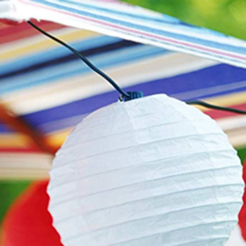 30 шт 4 дюйма-12 дюймов белый китайский бумажный фонарик Lanterne Papier Lampion Свадебная