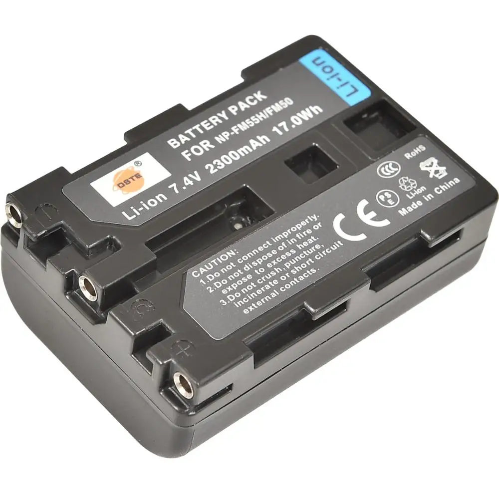 Аккумулятор DSTE NP-FM50 2 шт. для камер Sony DCR-TRV24 TRV240 TRV240K TRV245E TRV24E TRV25 TRV250E TRV255E |