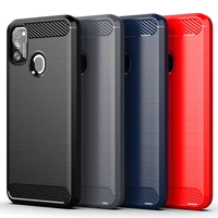 for huawei p smart 2019 2020 case cover p smart z s pro plus anti knock bumper soft carbon fiber phone back case p smart 2021