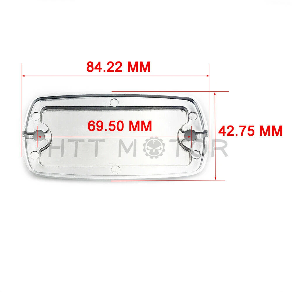 Бесплатная доставка Хромированная Крышка Резервуара тормозной жидкости для Honda
