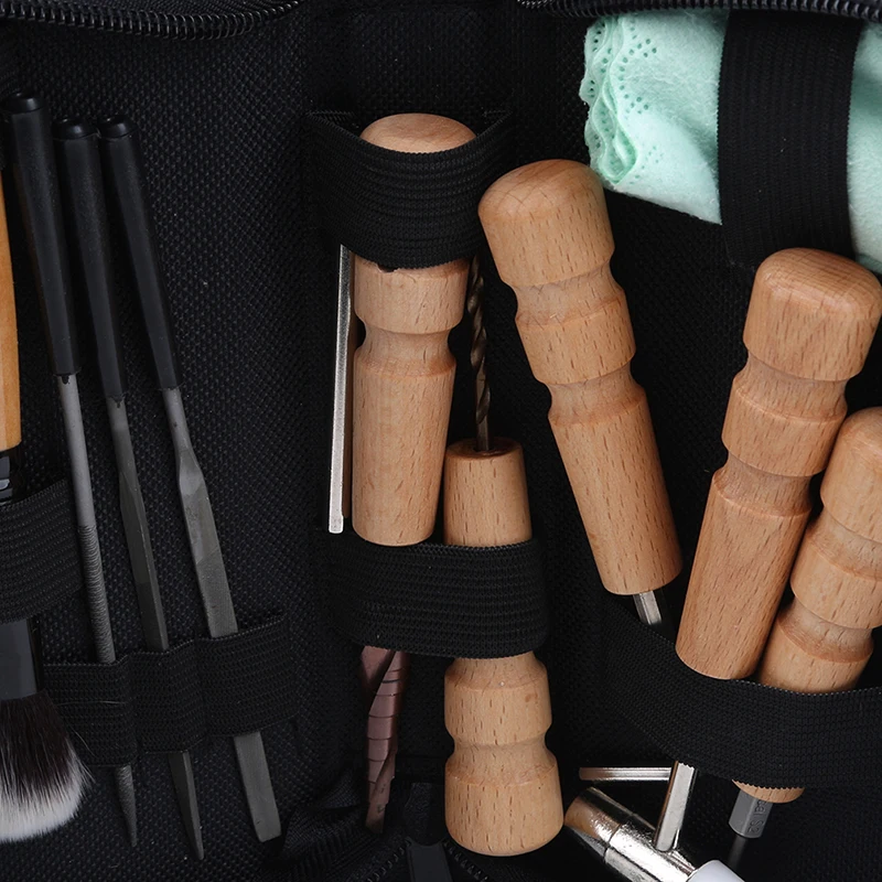 

1Set Portable Guitar Bass Ukulele Violin Repair Maintenance Cleaning Tool Guitar Hole Wire Polishing Wrench Combination Tool Kit