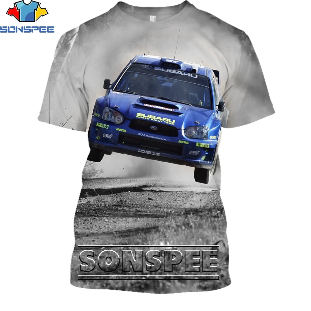 

SONSPEE Speed Wild Racing Sport Car Shirt 3D Printing Men Women’s Automobile Punk Harajuku Man Oversize Tshirt Kids Tshirts Top