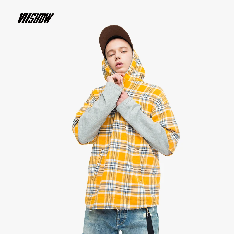 VIISHOW новый дизайн толстовка с капюшоном Мужская брендовая одежда модная