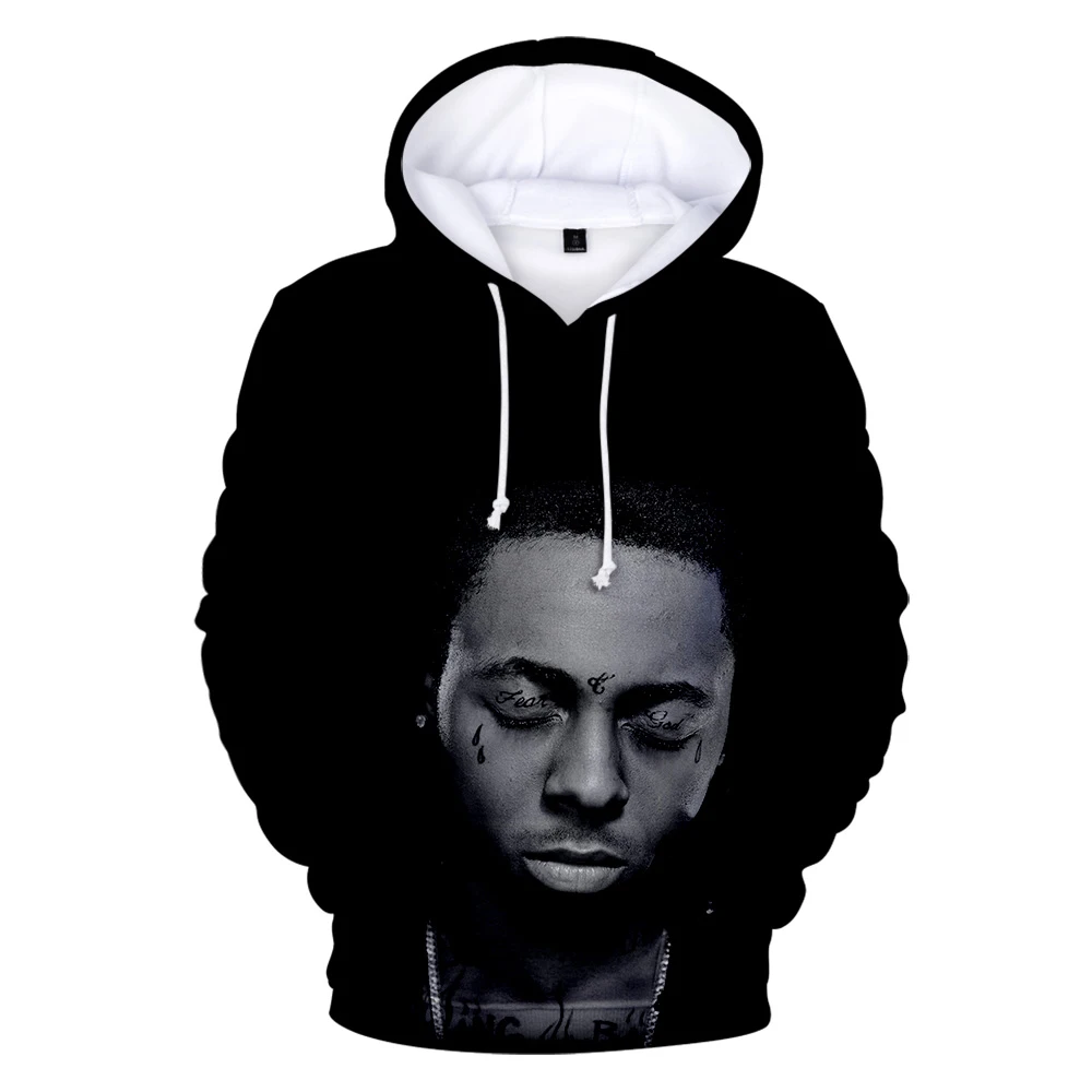 Новый американский певец Lil Wayne толстовки для мужчин/женщин с длинным рукавом