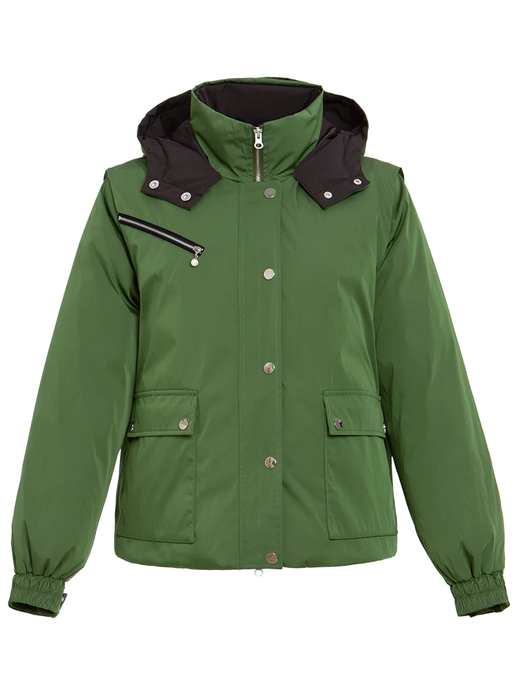 

High End Thickened White Down Jacket, Tooling, Fashionable Short Down Jacket, Feminine Temperament, Small Man, New Fashion Jacke