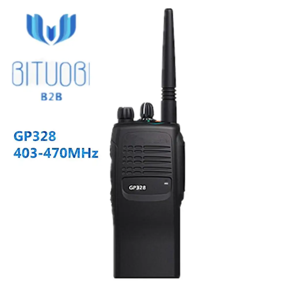 Отремонтированный GP328 батарея взрыв VHF UHF Betriebsfunk аналоговое радио 136-174 МГц 450-527 МГц рация с 16 каналов