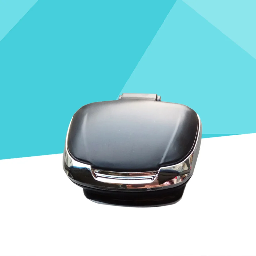 

Portable Car Ashtray Auto Cigarette Ash Holder Smokeless Car Ashtray with LED Light(Black)
