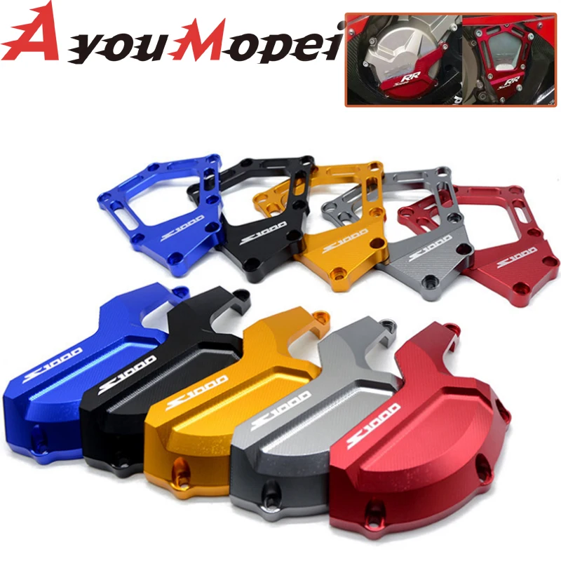 

2 X Engine Insurance Cover For BMW S1000RR S 1000 RR S1000XR HP4 K42 K46 Engine Saver Stator Case Cover Crash Protector Guard