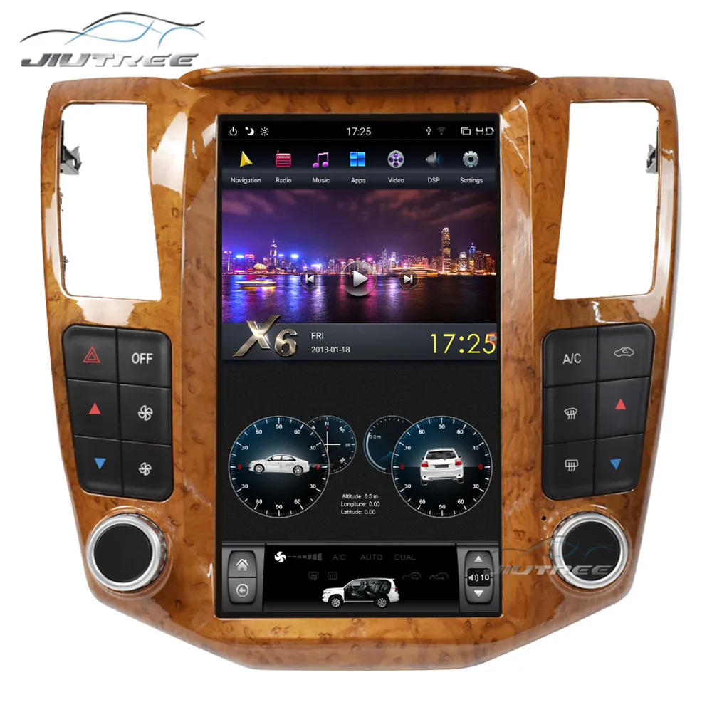 Tesla стиль Android автомобильный Радио для Lexus RX RX300 RX330 RX350 RX400H 2004 2008 автомобиля GPS