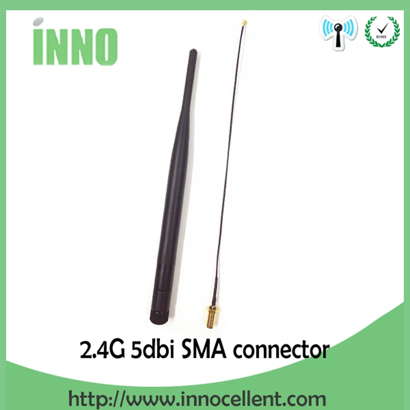 2 4 GHz антенна 5dBi RP SMA женский ghz 4G Wi Fi беспроводная маршрутизатора + 21 см PCI U.FL IPX
