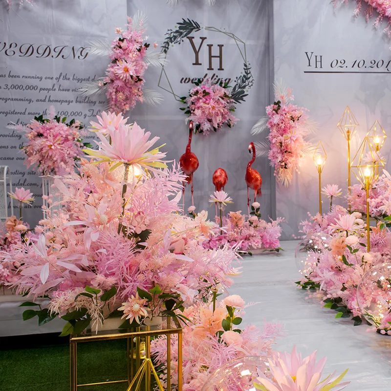 Искусственные цветы Flone свадебное украшение арки центральный Цветочный декор