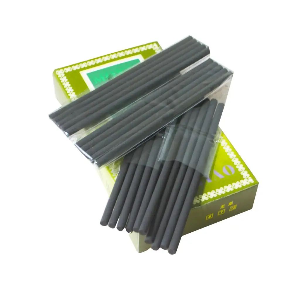 210 шт./лот чистый черный бездымный мокса рулон прижигание 110 мм * 4 мм|smokeless moxa rolls|moxa