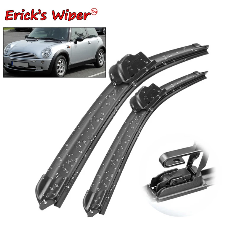 Erick's Wiper LHD Front Wiper Blades For BMW Mini Cooper S One R50 R53 Clubman R55 Windshield Windscreen Front Window 19