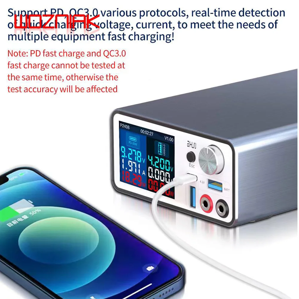 JCID AIXUN P2408 Интеллектуальный стабилизированный источник питания с регулируемым