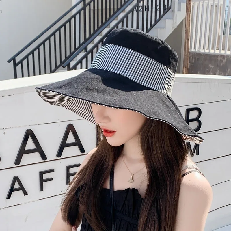 

Модная Солнцезащитная шляпа для путешествий шляпа с большими полями женская весенне-летняя Рыбацкая шляпа с большими полями