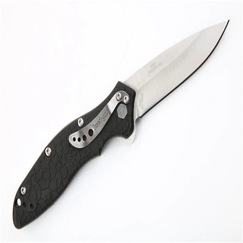 

Kershaw 1830 Portable Outdoor Folding 8cr13mov Steel Knife Nylon Wave Fiber Handle Pocket Camping Jungle Rescue EDC Tool