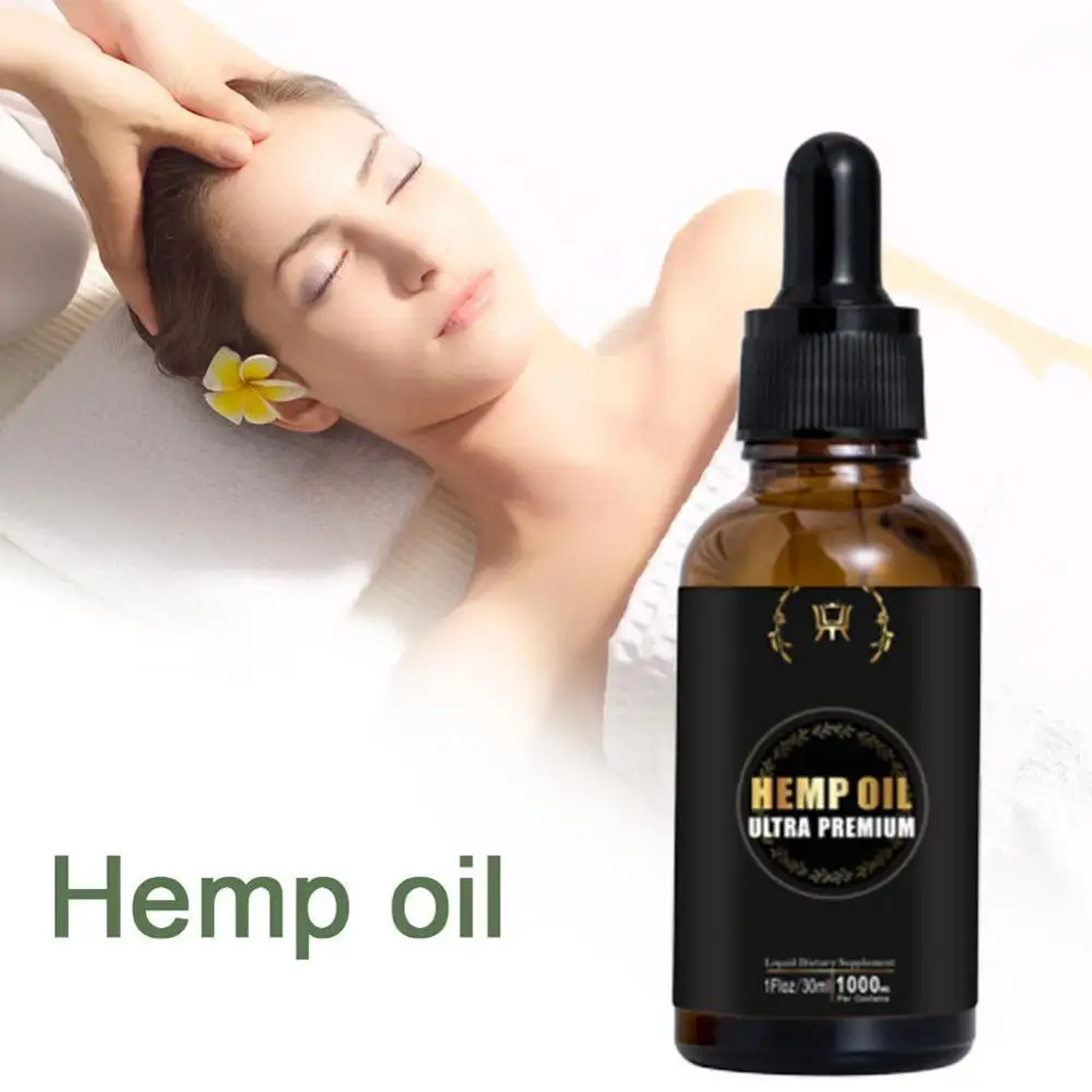 30 мл органическое эфирное масло био-активное конопли капли травяное для снятия
