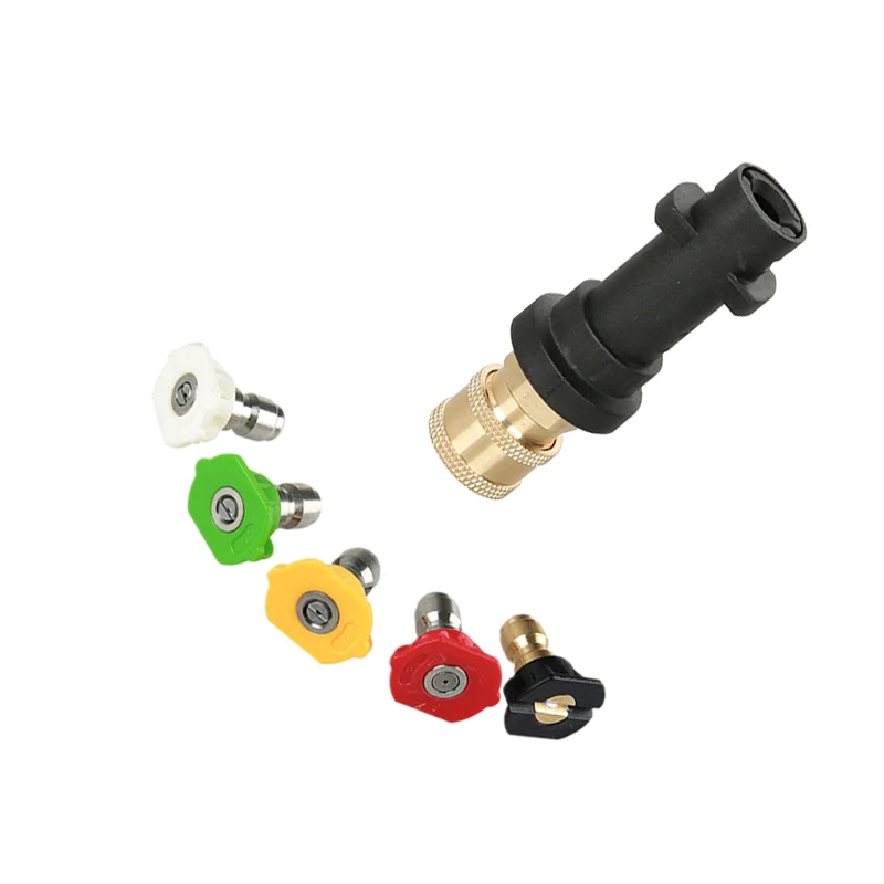 Черный Авто шайба палочка Расширение Замена Копье для Karcher K2 K3 K4 K5 K6 K7, 1/" Быстрое подключение шасси устройство для чистки желоба - Цвет: Черный