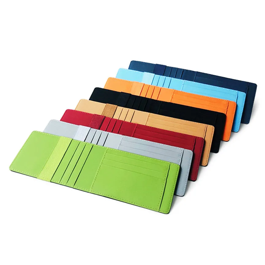 Кошелек Кожаный минималистичный Женский Мужской Новый мини маленький складной