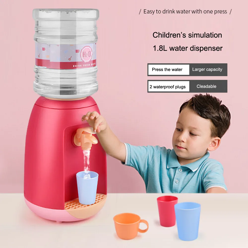 

Montessori method educational water dispenser Mini drinking fountain for children Simulation device kitchen toy For Kids gift