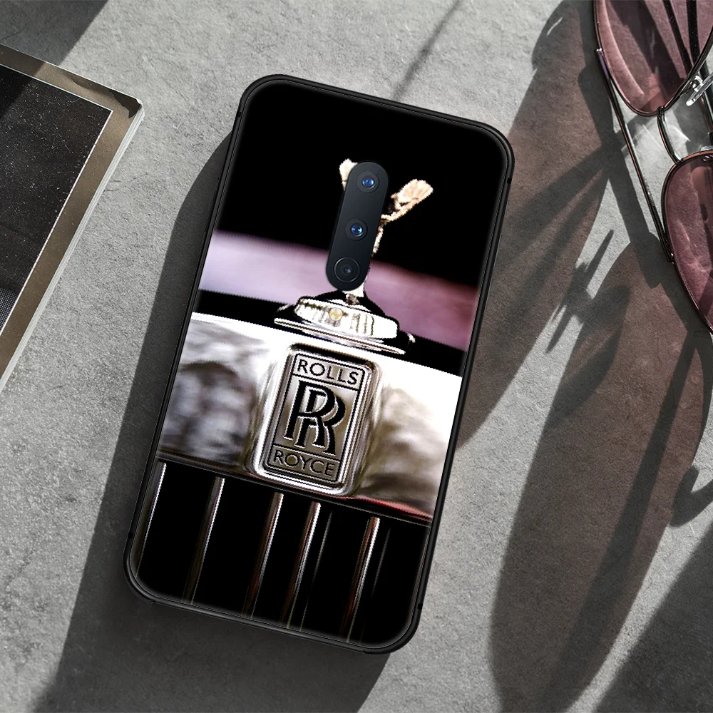 

Rolls Royce car logo Phone Case Cover Hull For 1+ Oneplus 5T 6 6T 7 7T 8 8T Pro black Hoesjes 3D Bumper Painting Funda Soft Back