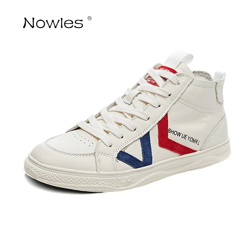 Модные кроссовки женская обувь из натуральной воловьей кожи для катания на