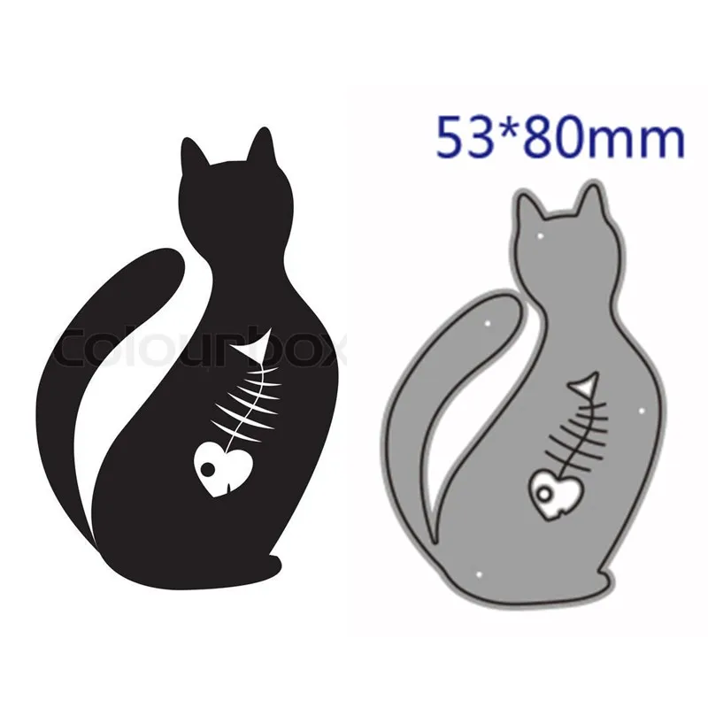 

Металлические режущие штампы, высечки, форма для украшения кошек и рыб, скрапбук, бумага, ремесло, нож, форма, лезвие, дырокол, трафареты, штам...