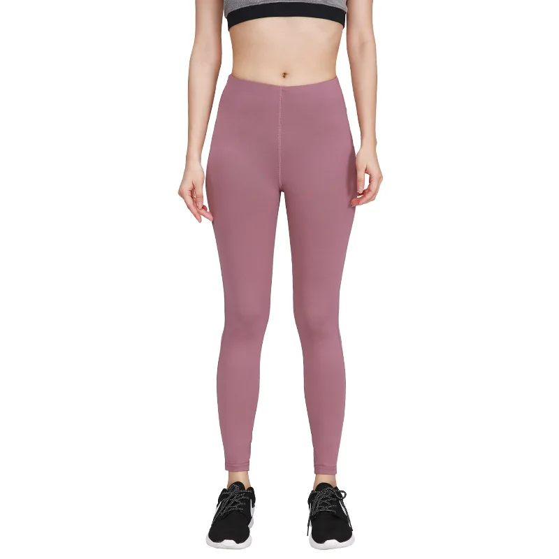 Бесшовные с высокой талией обтягивающие Стрейчевые Штаны Для Йоги Спортивные