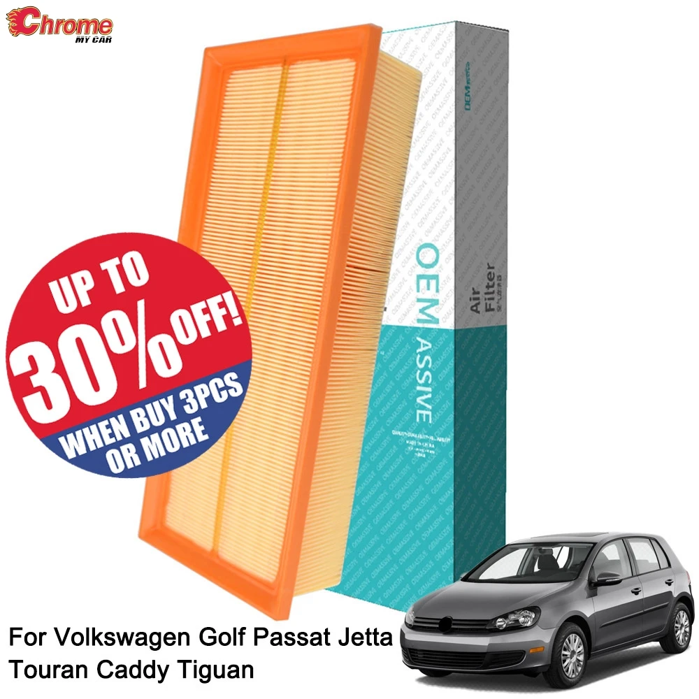 Автомобильный воздушный фильтр двигателя для Volkswagen VW Golf Mk5 Mk6 2003-2013 1K 5K для Touran 1T 2003- аксессуары для интерьера 1K0129620D TDI