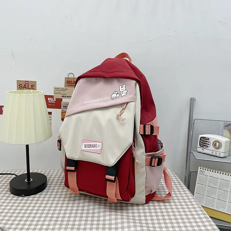 canvas Schoolbags For Teenage Girls Female Children Shoulder Bags New Trend Female Backpack Fashion Women Backpack