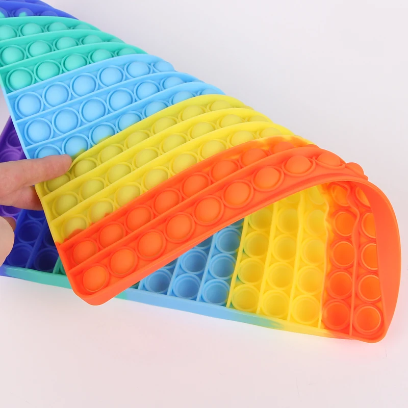 

30x30cm Square Tree Proof Toy Bubble T Sense Autism Relief Toy Adult Ldren Push Big Bubble