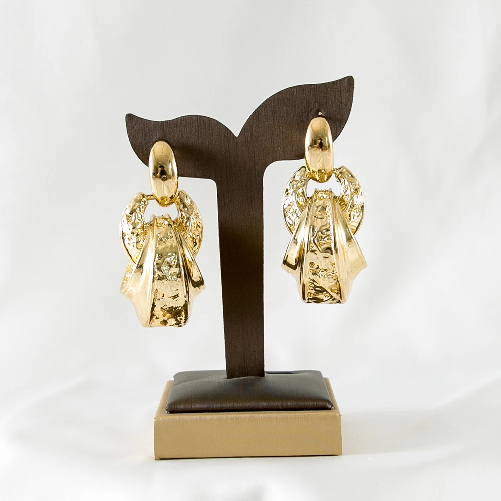 

SUNNICE Fashion Golden Oversize Loop Earrings For Women Exaggerated Big Round Earrings Party Jewelry