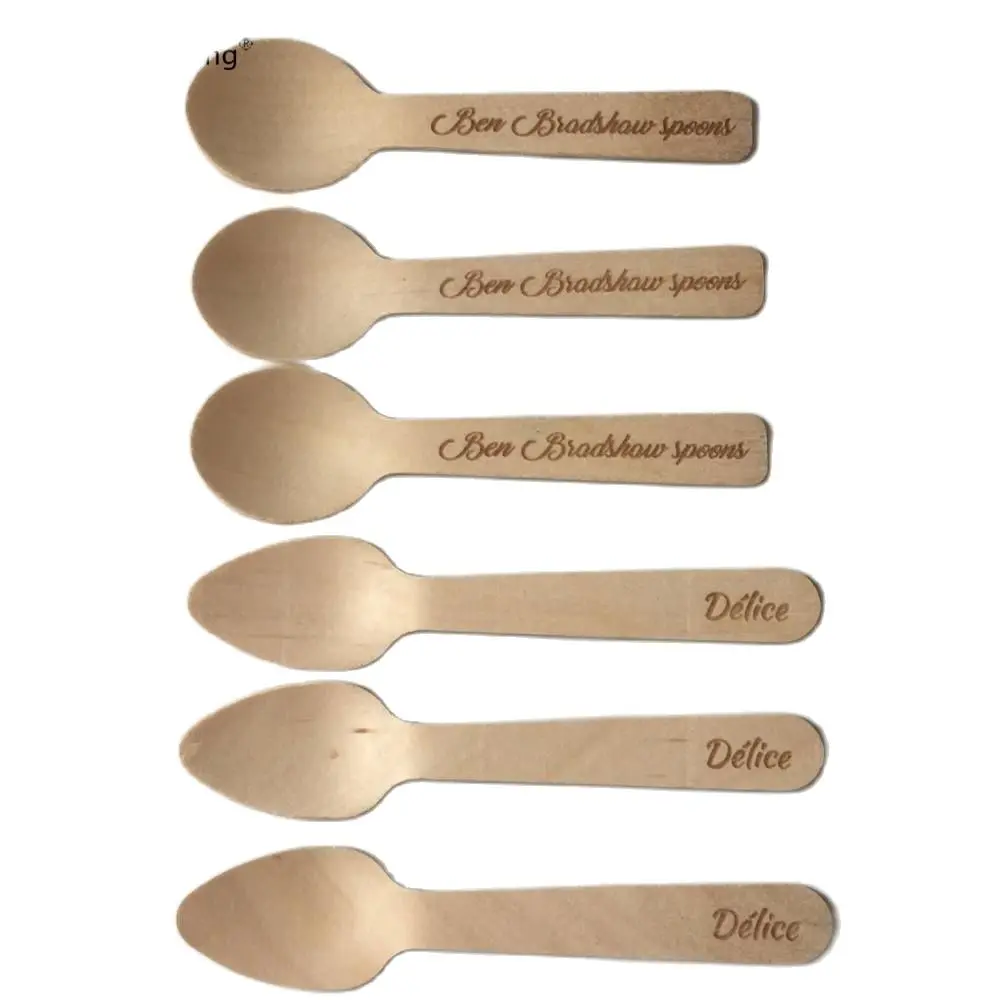 Мини чайные ложки с гравировкой персонализированные кофейные на день рождения