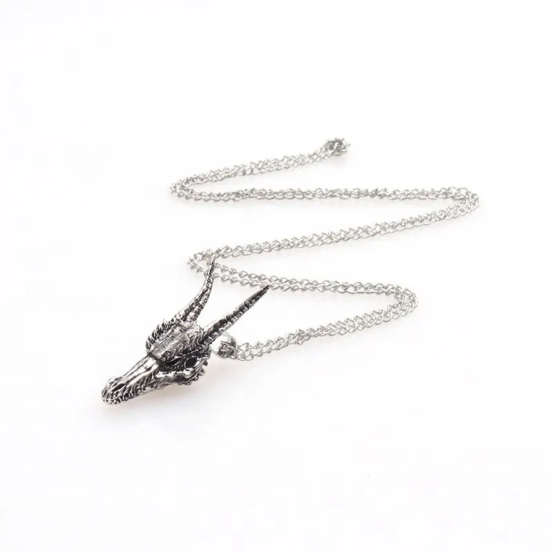 Мужской кулон в виде головы дракона винтажный чокер стиле панк с крутыми