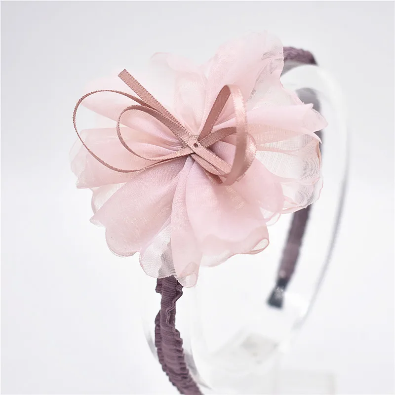 Корейская Кружевная повязка на голову украшение из жемчуга блесток лук-резинки