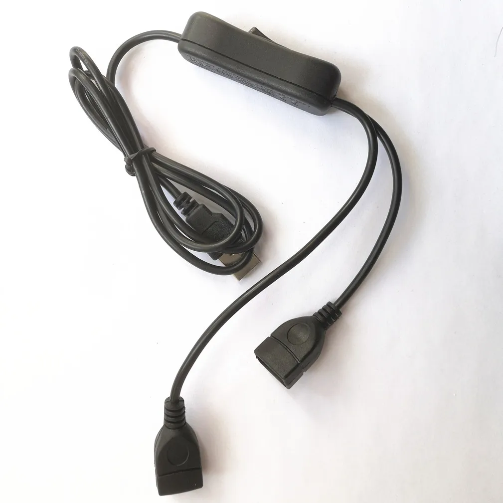

Двухголовочный USB-кабель см