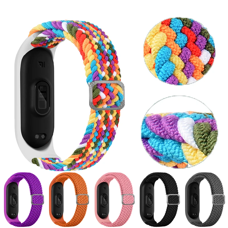 

Ремешок тканевый для xiaomi mi band 6/5/4, 6 дюймов