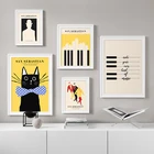 Абстрактный винтажный постер Сан-Себастьян, холст для фестиваля джаза, картина, Минималистичная Настенная картина для гостиной, домашний декор