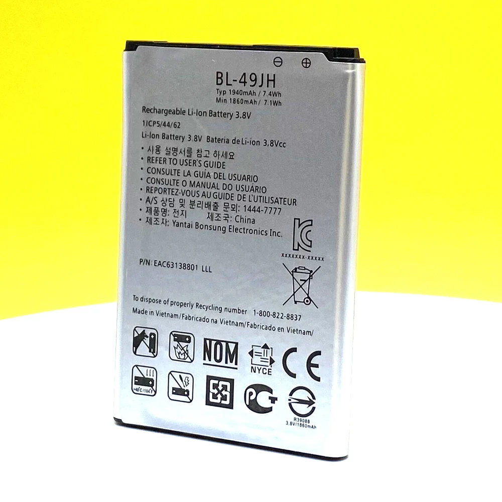 Новинка 100% оригинальный телефон аккумулятор емкостью 1940 мАч для LG K3 LS450 K4 K120 Spree K121
