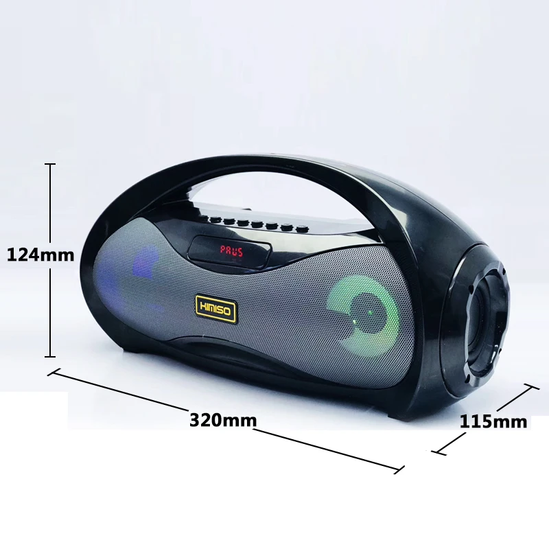 

Portable Column Home Theater Wireless Stereo Bass Bluetooth Speaker with Mic Wireless Music Center System 4D Stereo Subwoofer